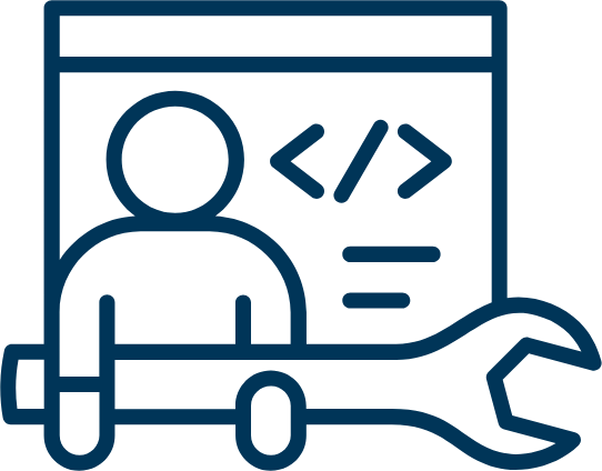 Coding and tools illustration